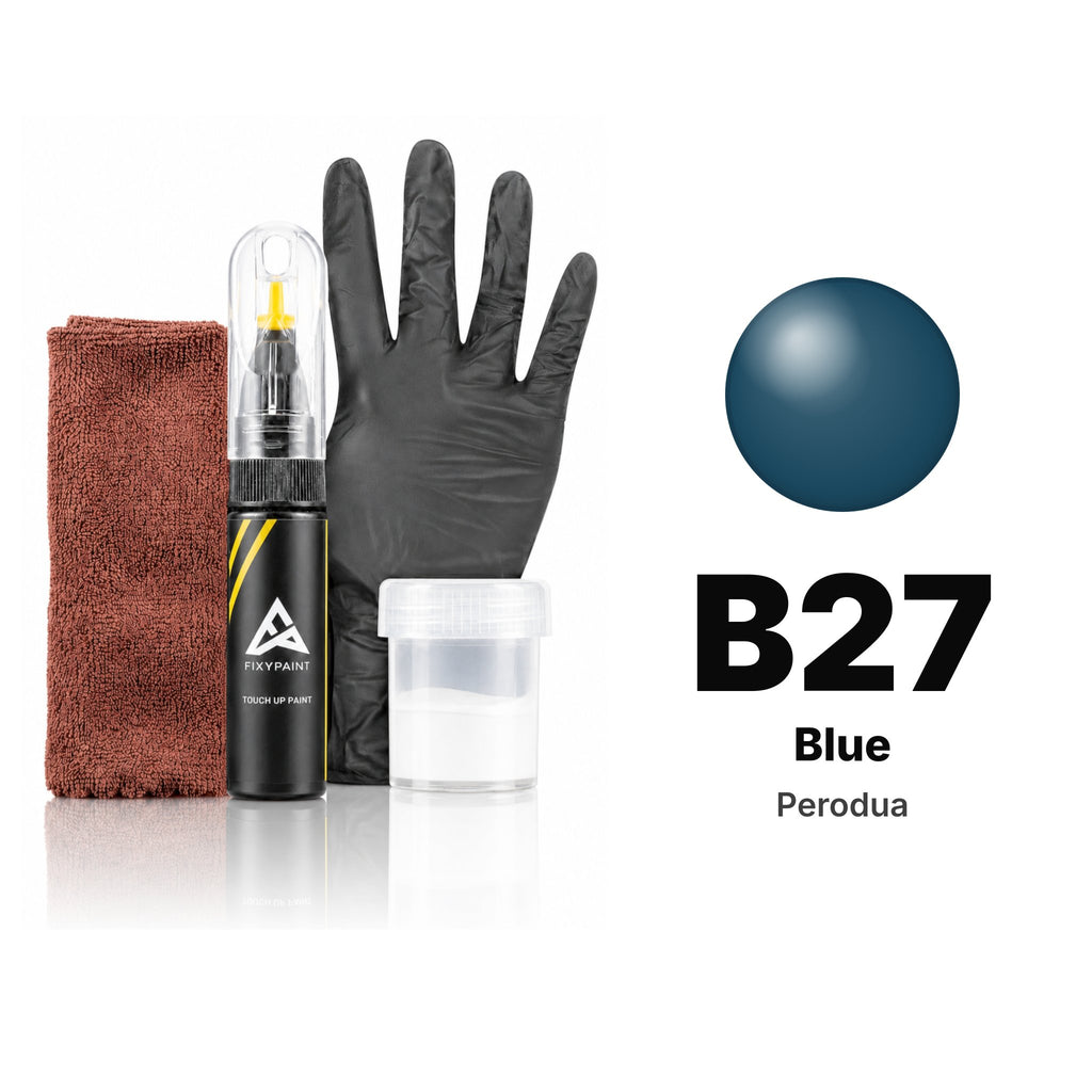 Touch-up paint for Perodua B27 Blue, Complete kit