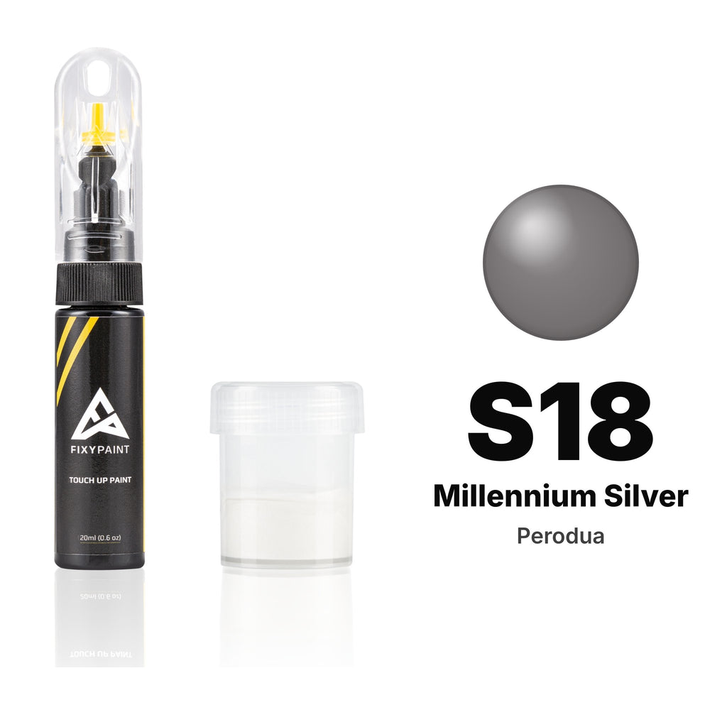 Touch-up paint for Perodua S18 Millennium Silver, Standard kit