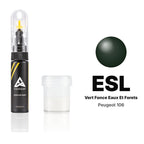 Touch-up paint for Peugeot 106 ESL Vert Fonce Eaux et Forets, Standard kit