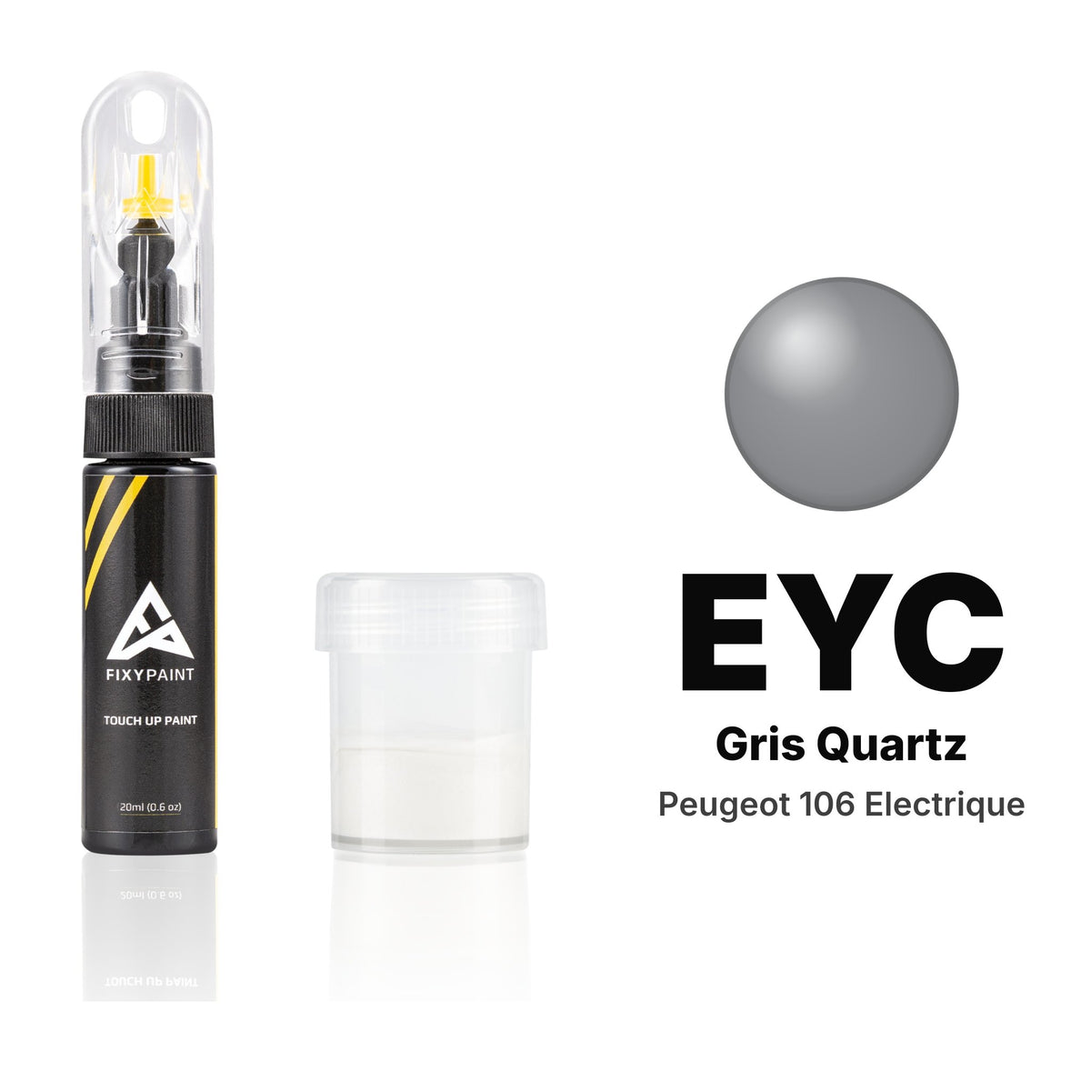 Touch-up paint for Peugeot 106 Electrique EYC Gris Quartz, Standard kit