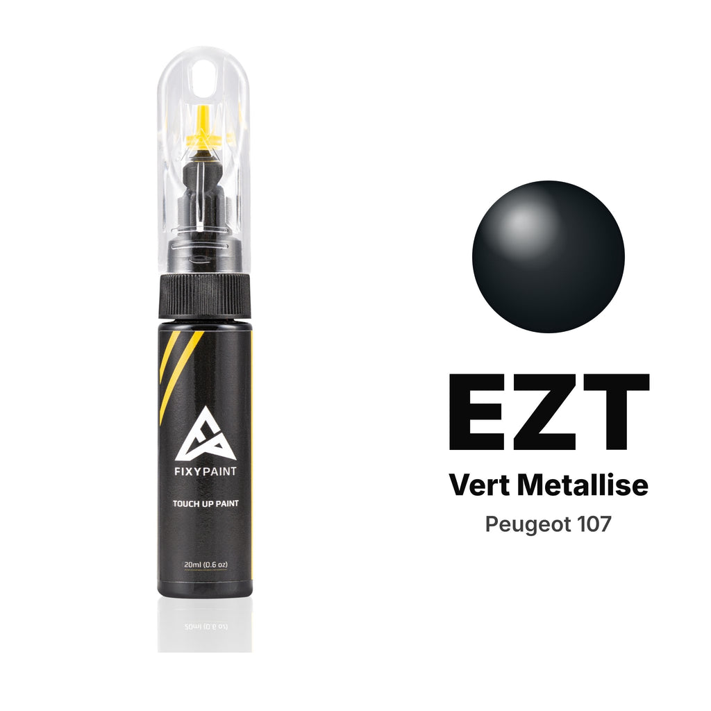 Touch-up paint for Peugeot 107 EZT Vert Metallise, Basic kit