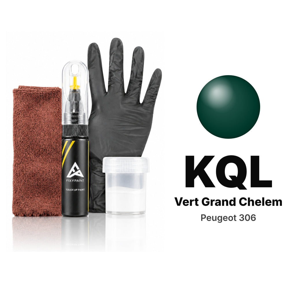 Touch-up paint for Peugeot 306 KQL Vert Grand Chelem, Complete kit