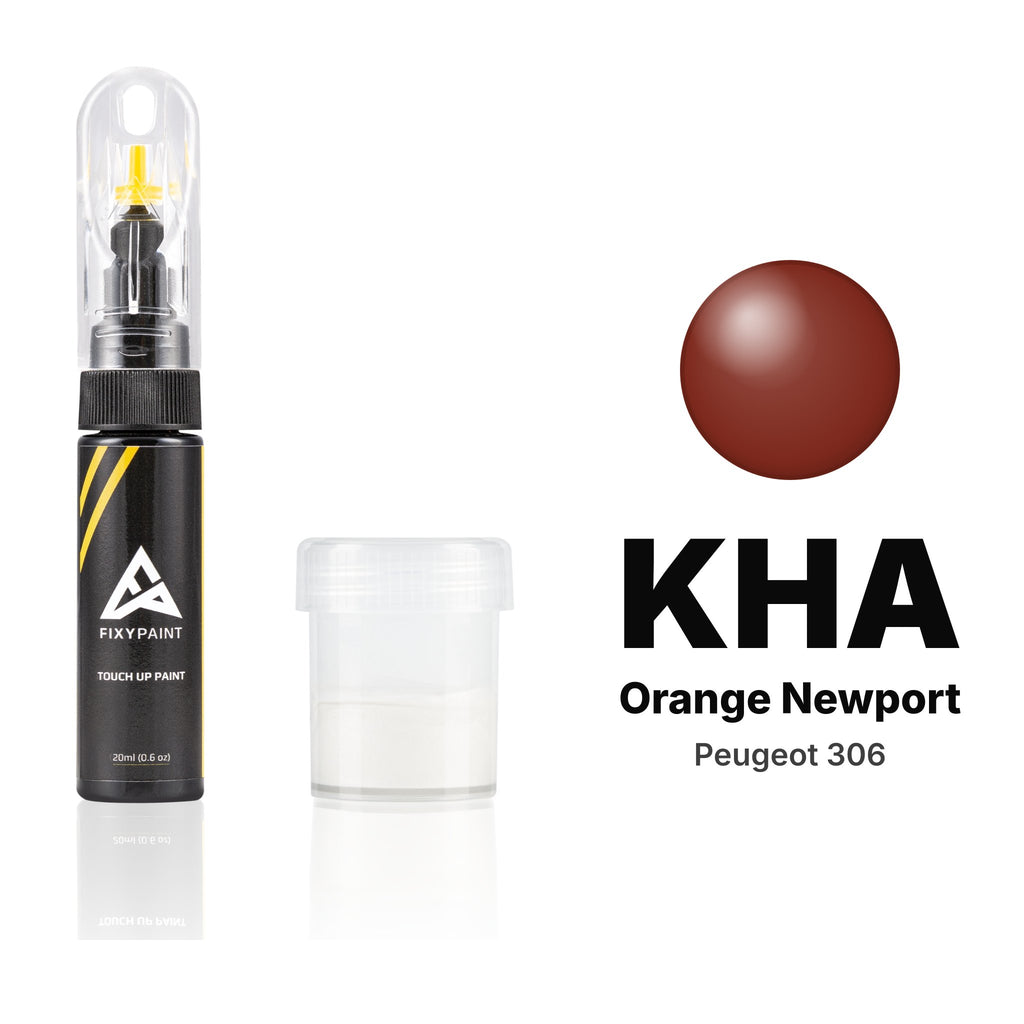 Touch-up paint for Peugeot 306 KHA Orange Newport, Standard kit
