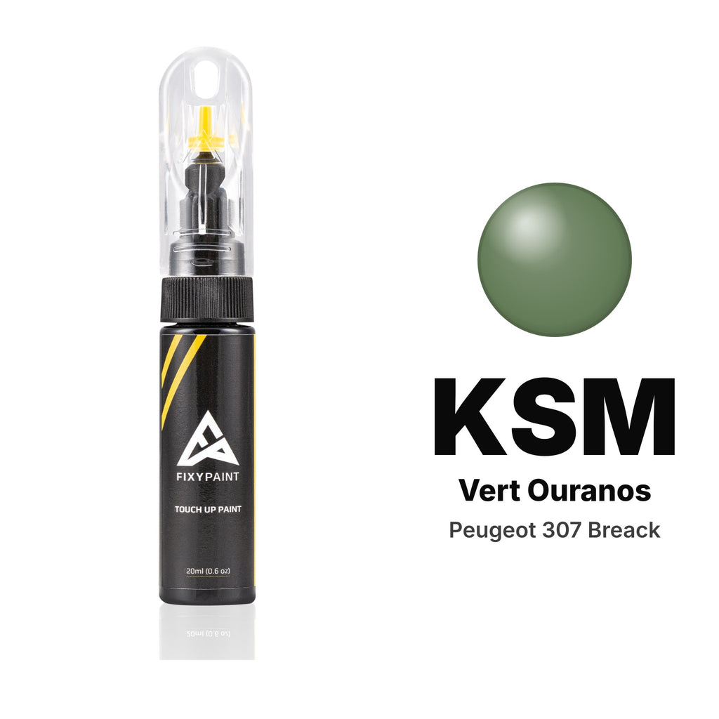 Vernice ritocco per Peugeot 307 Breack – KSM Vert Ouranos (2003), kit Base
