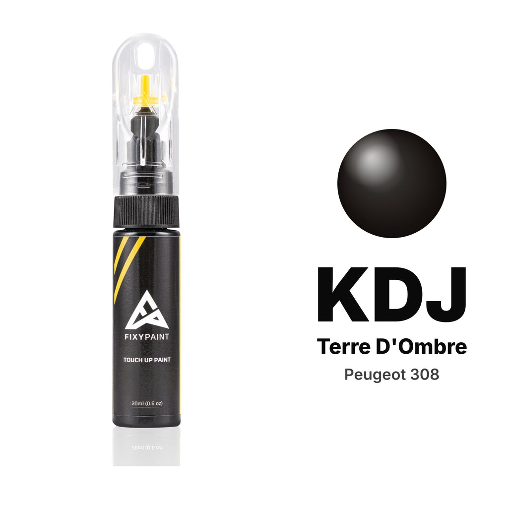 Touch-up paint for Peugeot 308 KDJ Terre d'Ombre, Basic kit