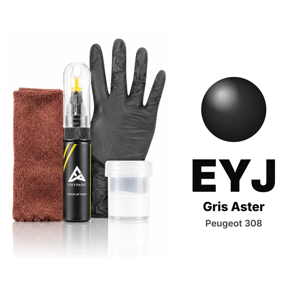 Touch-up paint for Peugeot 308 EYJ Gris Aster, Complete kit
