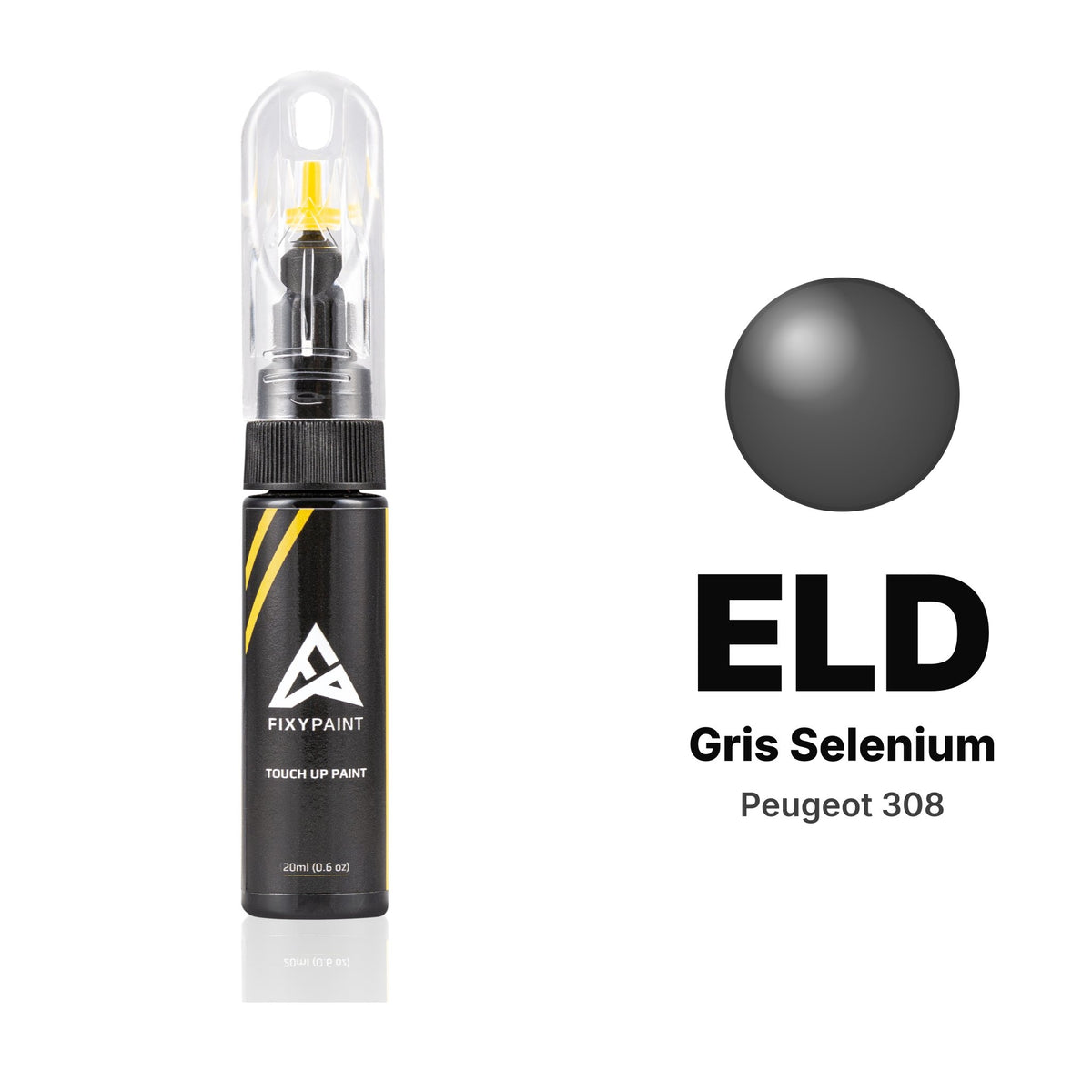 Peugeot 308 ELD Gris Selenium touch-up paint, Basic kit