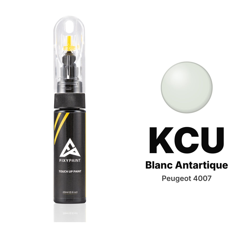 Lackstift für Peugeot 4007 – KCU Blanc Antartique (2010–2011), Set Basis