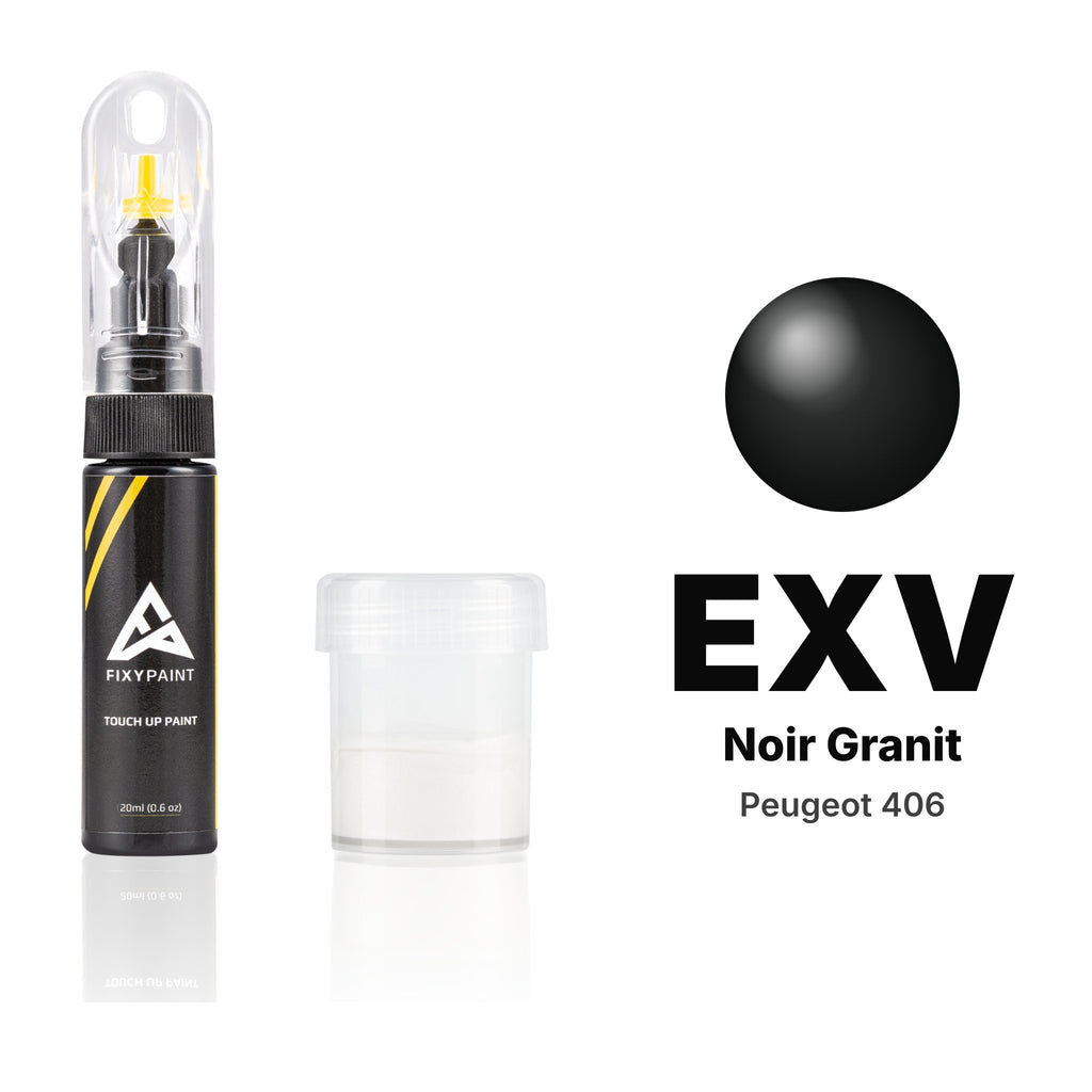 Touch-up paint for Peugeot 406 EXV Noir Granit, Standard kit