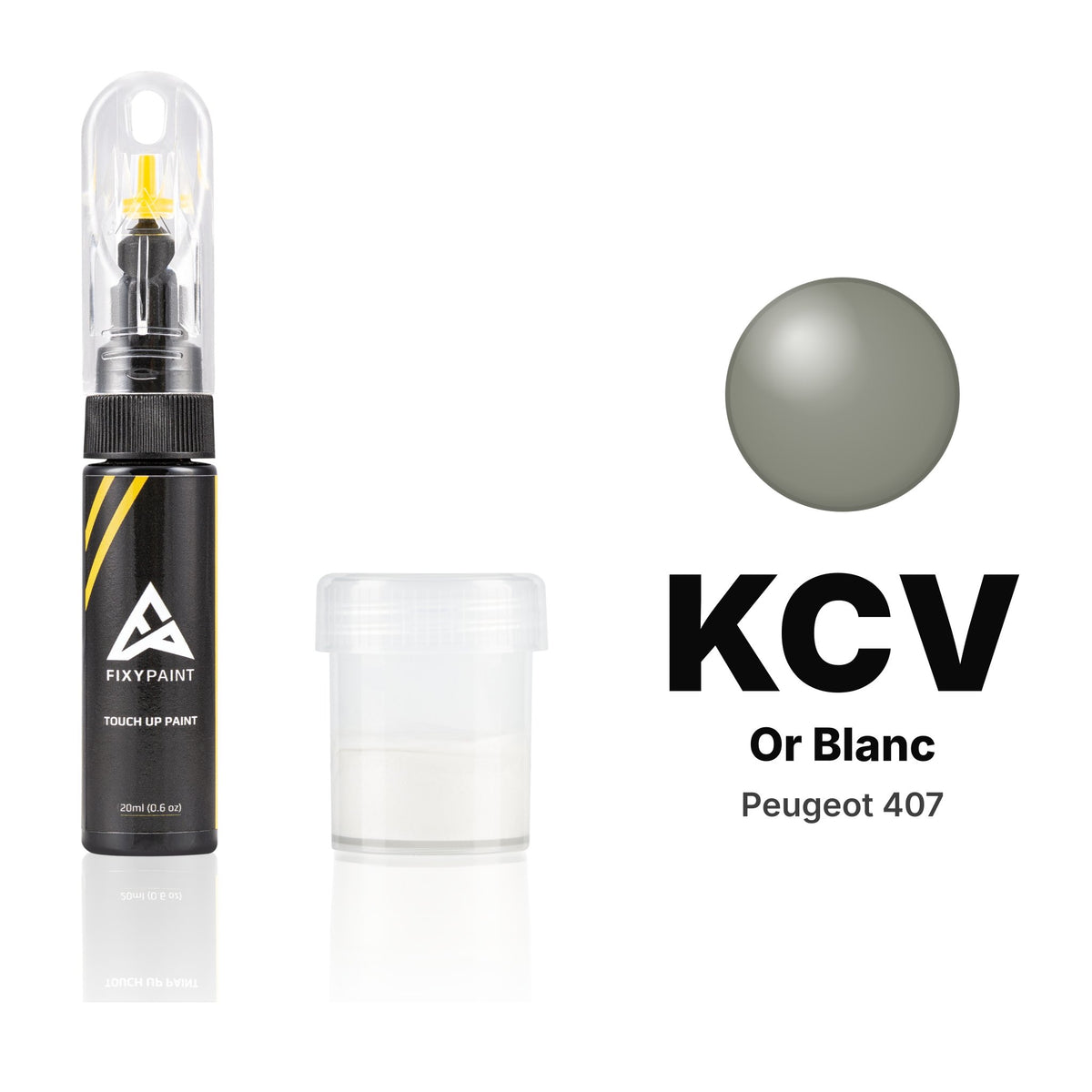 Touch-up paint for Peugeot 407 KCV Or Blanc, Standard kit
