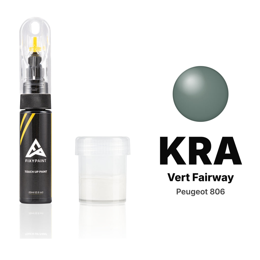 Touch-up paint for Peugeot 806 KRA Vert Fairway, Standard kit