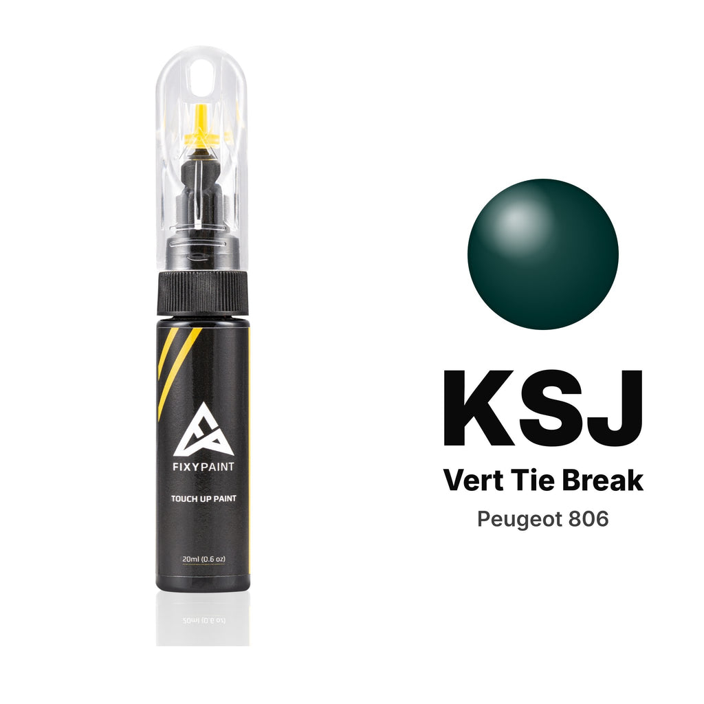 Touch-up paint for Peugeot 806 KSJ Vert Tie Break, Basic kit