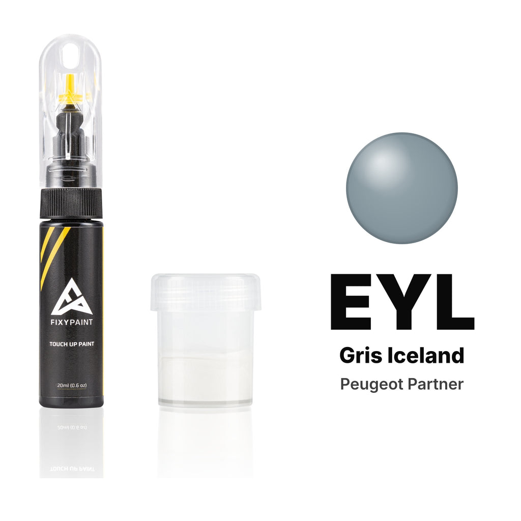 Touch-up paint for Peugeot Partner EYL Gris Iceland, Standard kit