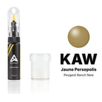 Peinture de retouche pour Peugeot Ranch New – KAW Jaune Persepolis (2003), kit Standard