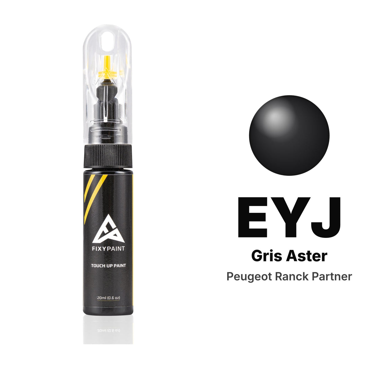 Touch-up paint for Peugeot Ranck Partner EYJ Gris Aster, Basic kit