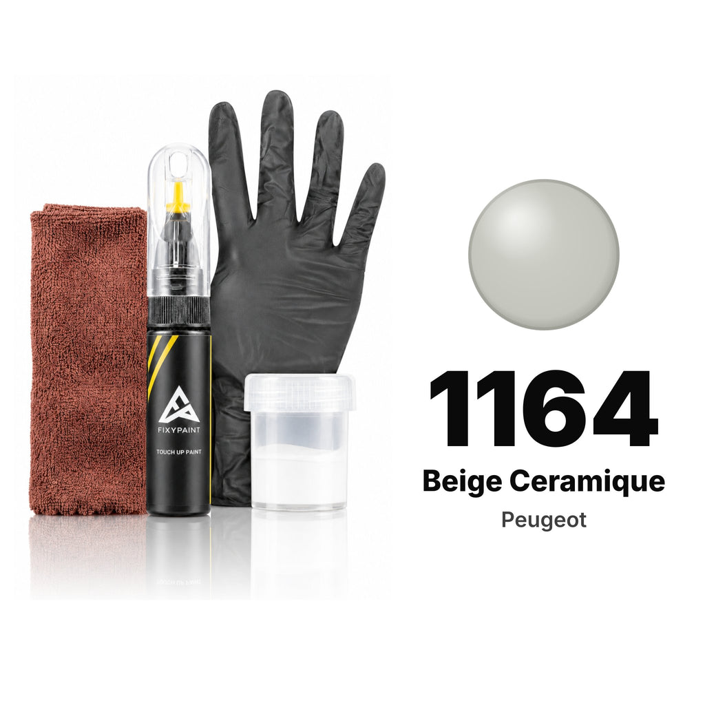 Touch-up paint for Peugeot 1164 Beige Ceramique, Complete kit