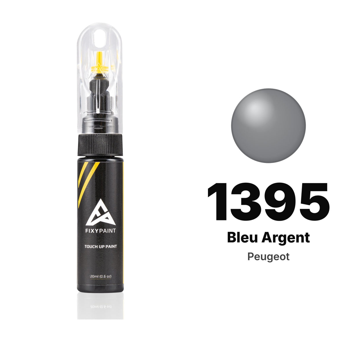 Touch-up paint for Peugeot 1395 Bleu Argent, Basic kit