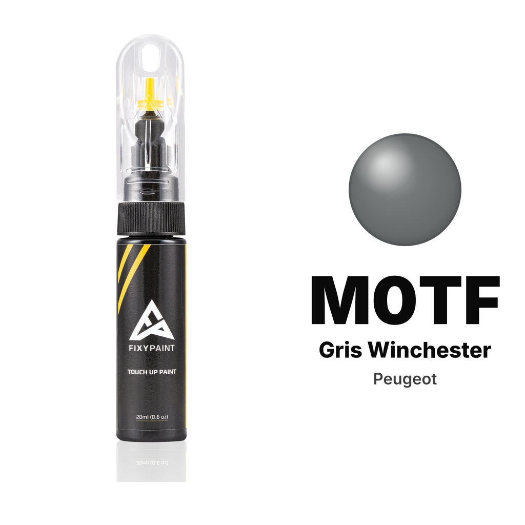 Touch-up paint for Peugeot M0TF Gris Winchester, Basic kit
