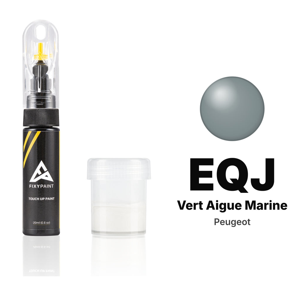 Peinture de retouche pour Peugeot – EQJ Vert Aigue Marine (tous modèles, 1985–1986), kit Standard