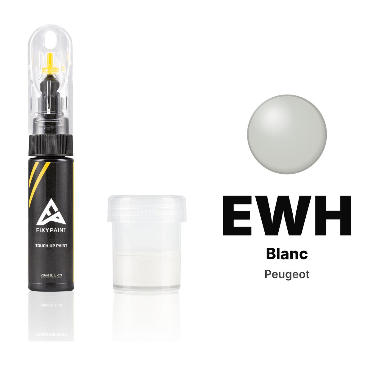 Lackstift für Peugeot – EWH Blanc (alle Modelle, ab 1988), Set Standard