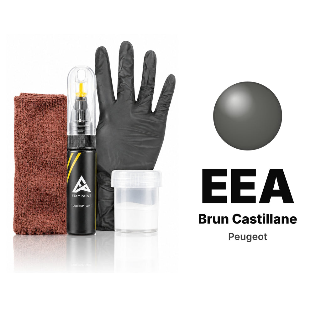 Touch-up paint for Peugeot EEA Brun Castillane, Complete kit