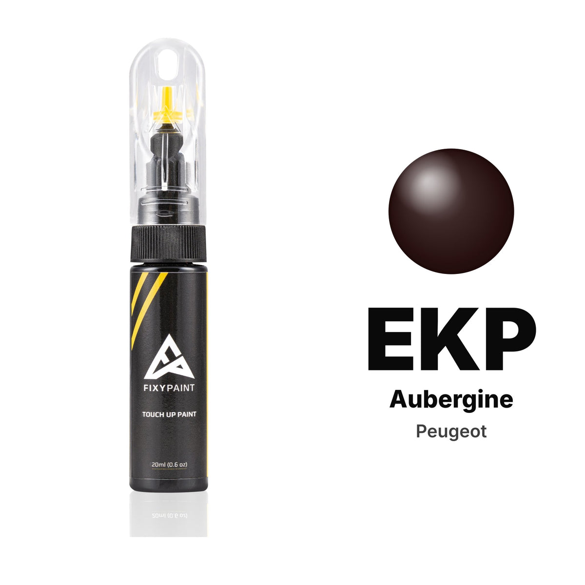 Vernice ritocco per Peugeot – EKP Aubergine (tutti i modelli, 1994–1995), kit Base