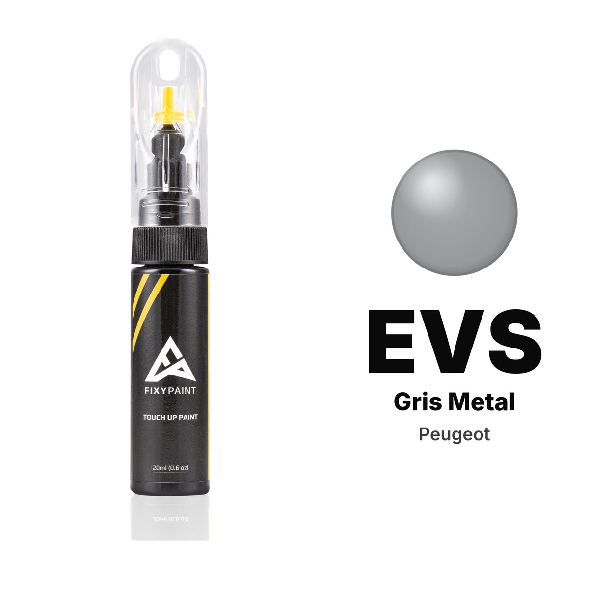 Peugeot EVS Gris Metal touch-up paint, Basic kit