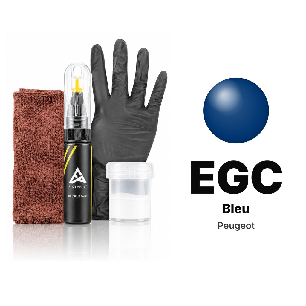 Touch-up paint for Peugeot EGC Bleu, Complete kit