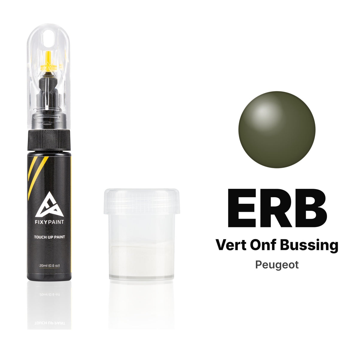 Touch-up paint for Peugeot ERB Vert Onf Bussing, Standard kit