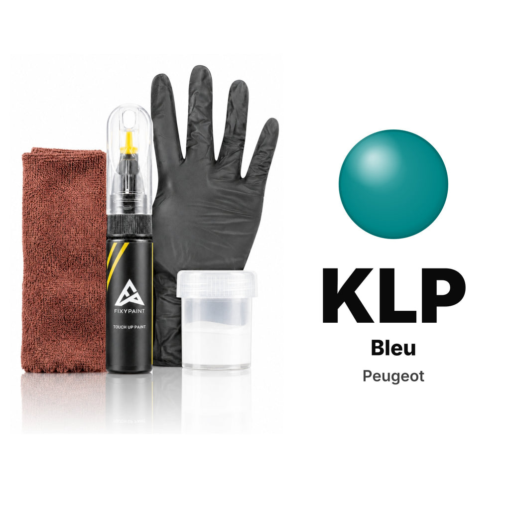 Touch-up paint for Peugeot KLP Bleu, Complete kit