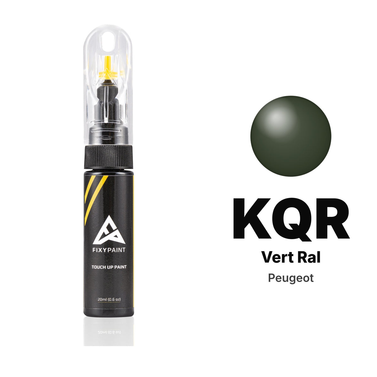 Peugeot KQR Vert Ral touch-up paint, Basic kit