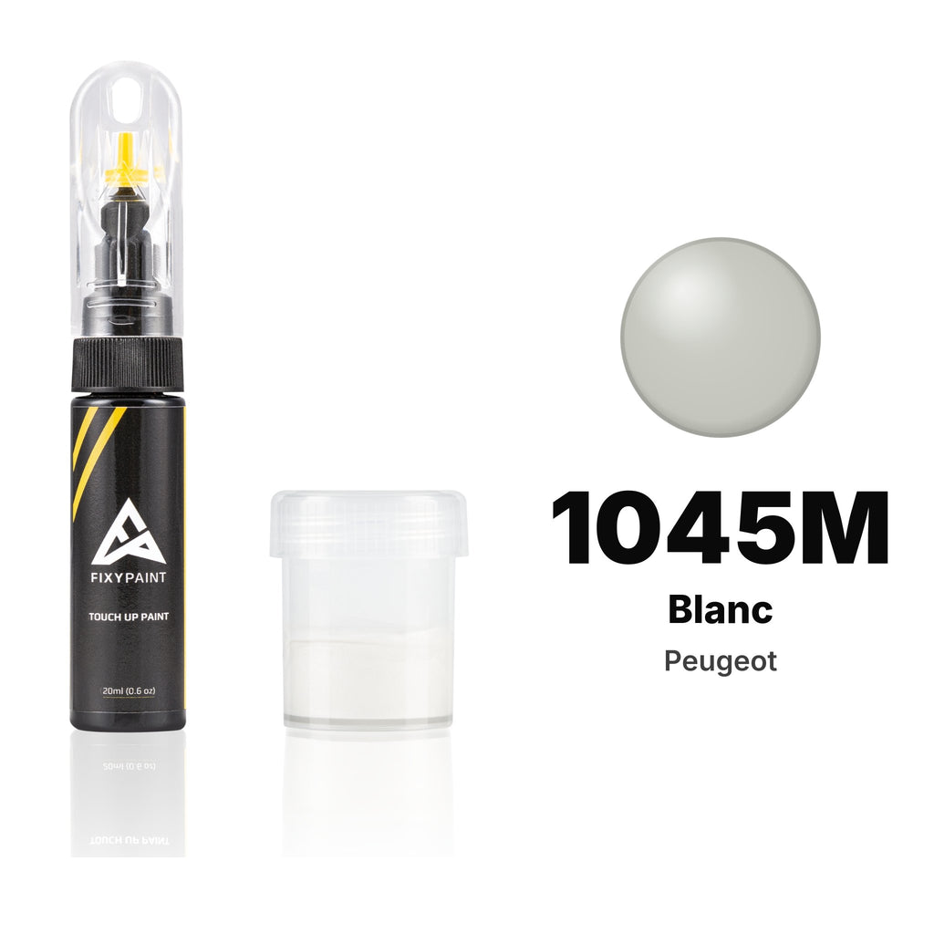 Lackstift für Peugeot – 1045M Blanc (alle Modelle, ab 2003), Set Standard