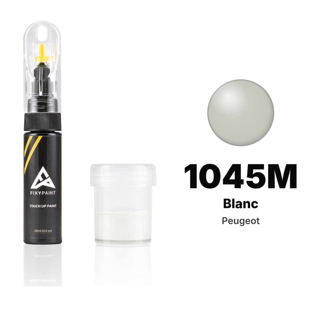 Lackstift für Peugeot – 1045M Blanc (alle Modelle, ab 2003), Set Standard