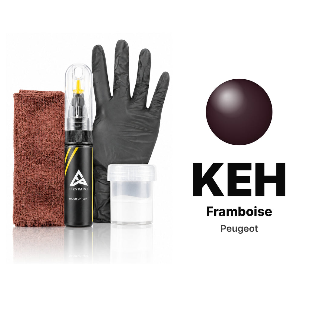 Touch-up paint for Peugeot KEH Framboise, Complete kit