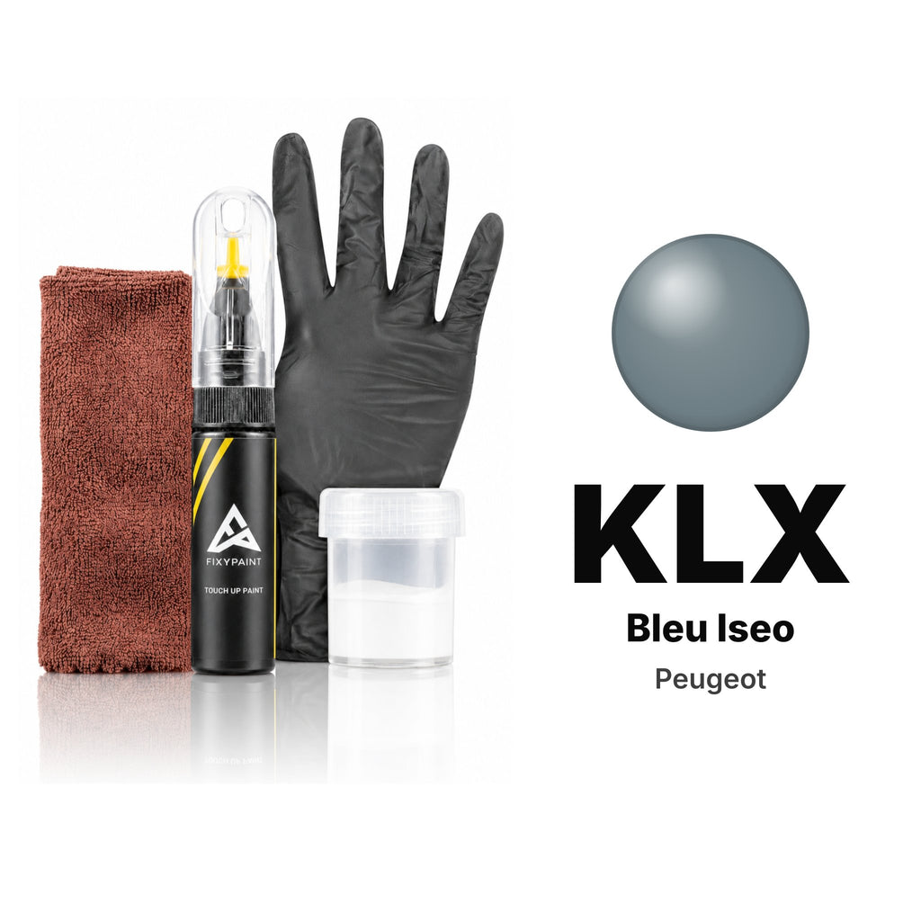 Touch-up paint for Peugeot KLX Bleu Iseo, Complete kit