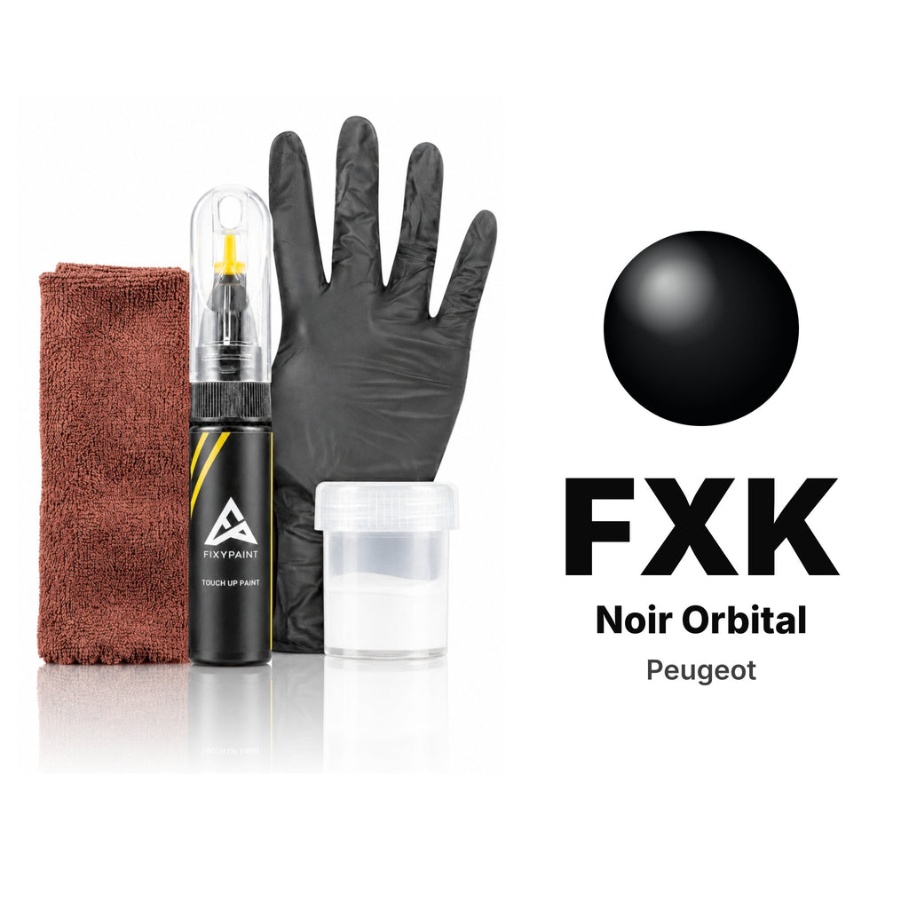 Touch-up paint for Peugeot FXK Noir Orbital, Complete kit