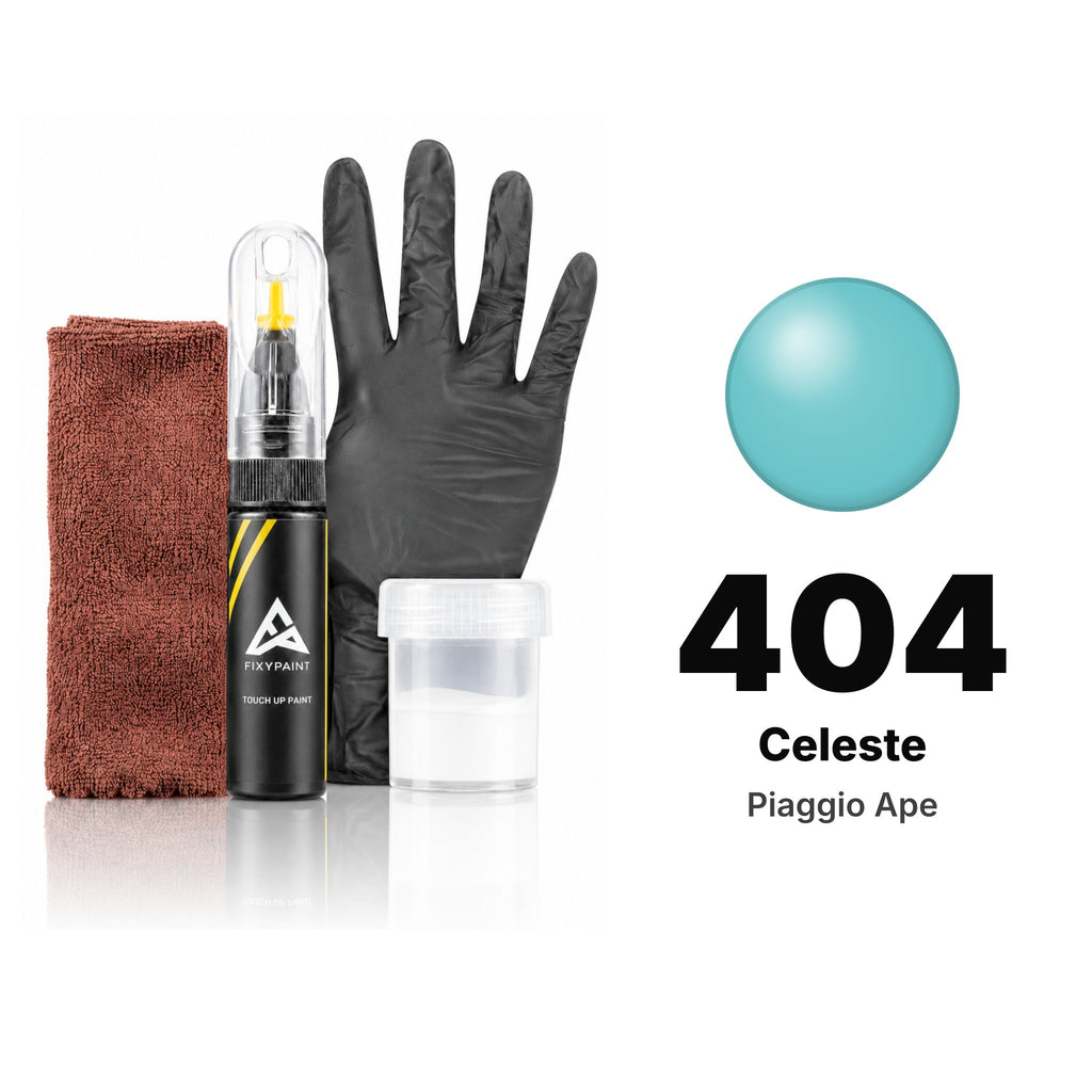 Touch-up paint for Piaggio Ape 404 Celeste, Complete kit