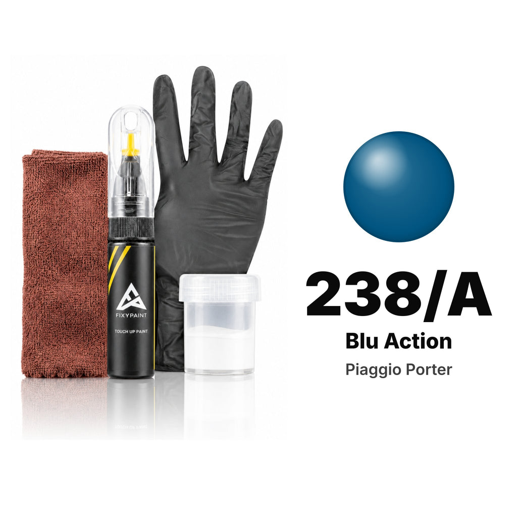 Touch-up paint for Piaggio Porter 238/A Blu Action, Complete kit