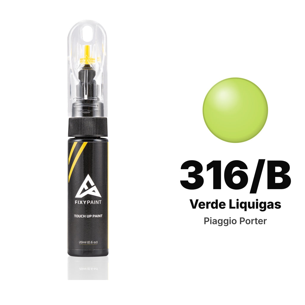 Touch-up paint for Piaggio Porter 316/B Verde Liquigas, Basic kit