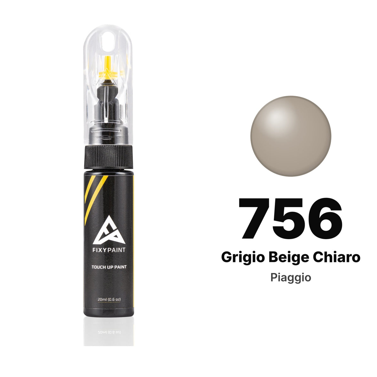 Piaggio 756 Grigio Beige Chiaro touch-up paint, Basic kit