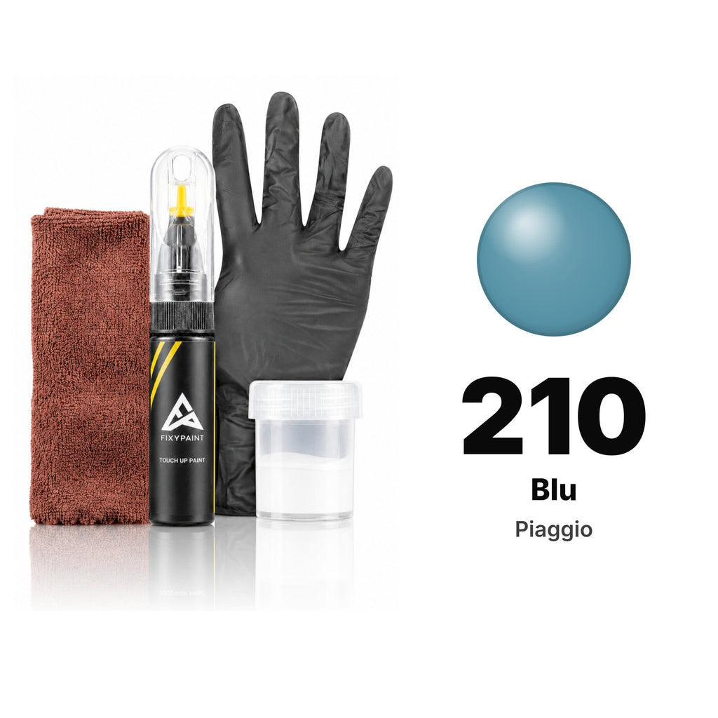 Touch-up paint for Piaggio 210 Blu, Complete kit