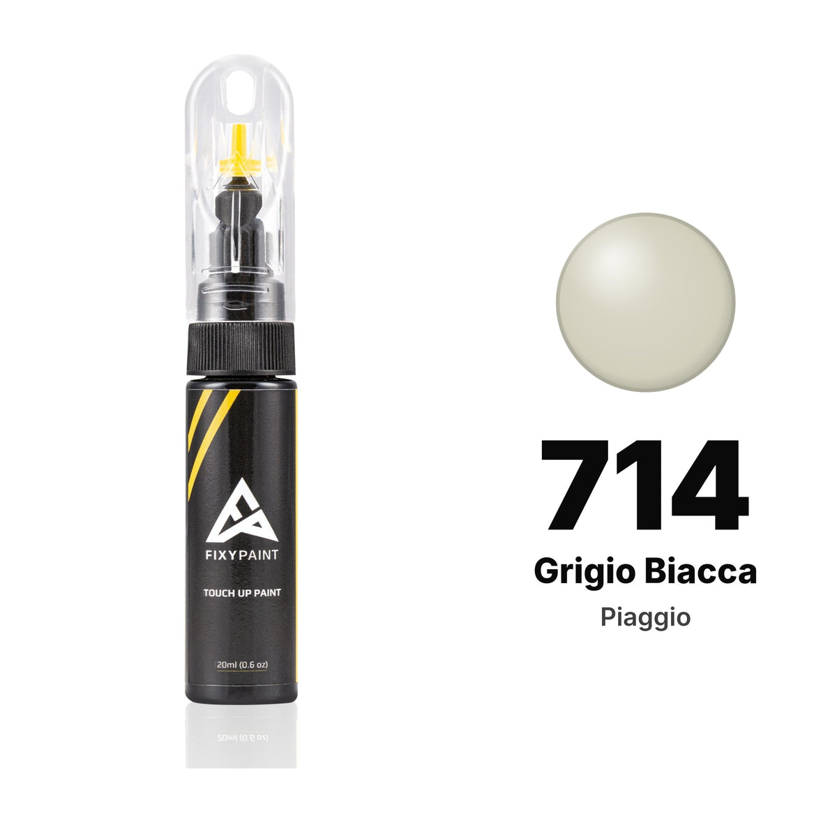 Piaggio 714 Grigio Biacca touch-up paint, Basic kit