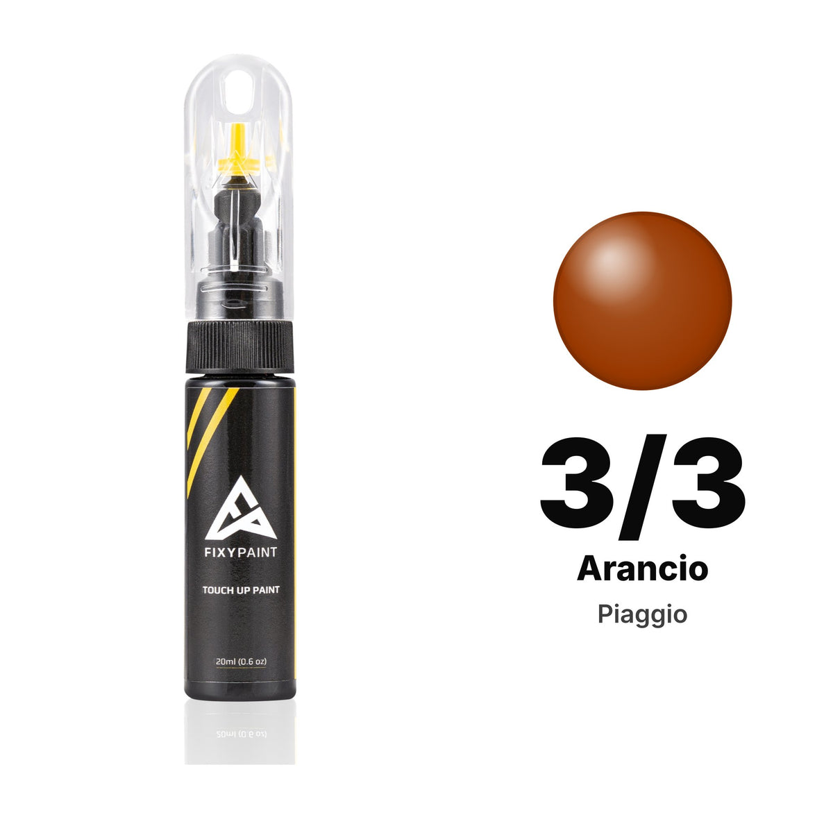 Piaggio 3/3 Arancio touch-up paint, Basic kit