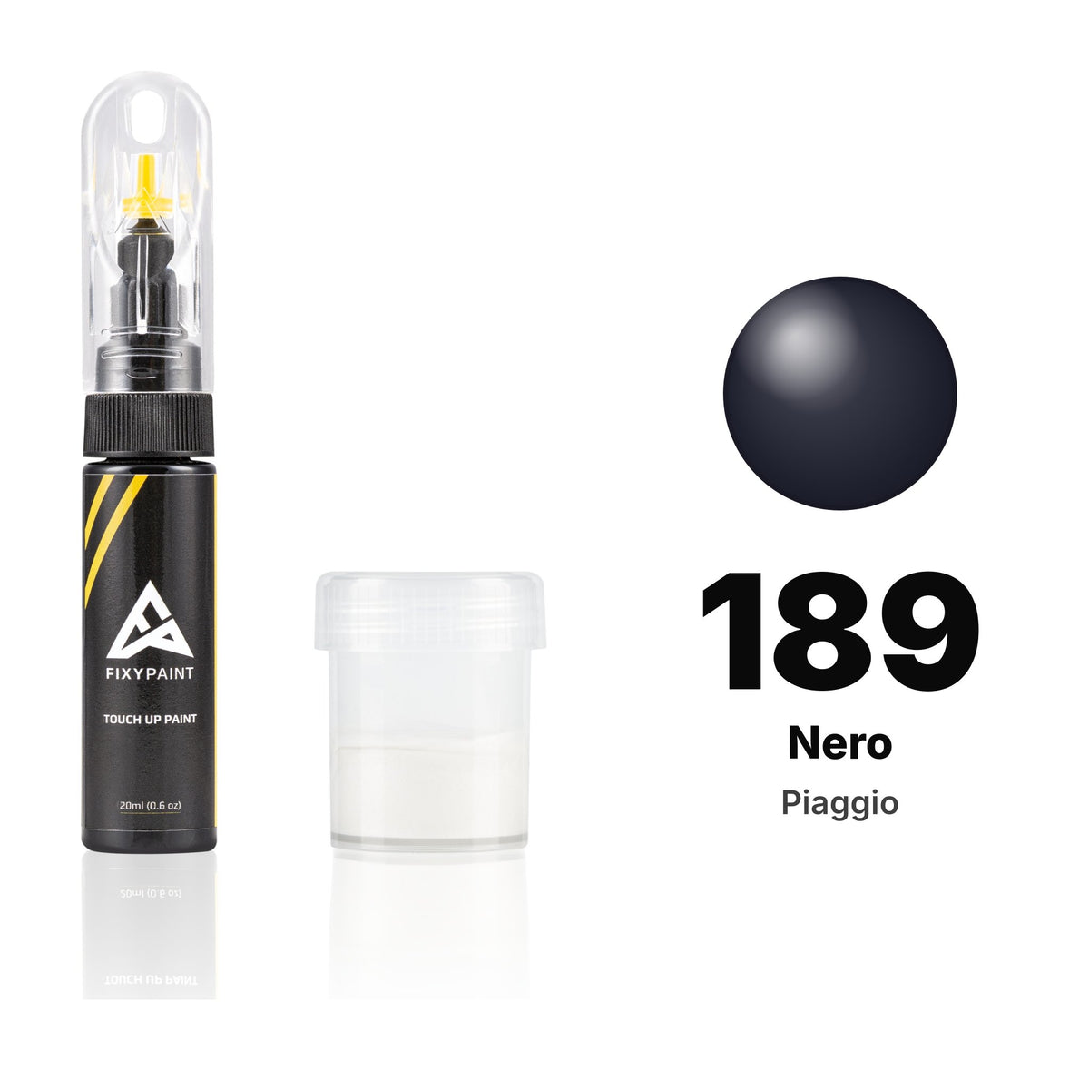 Touch-up paint for Piaggio 189 Nero, Standard kit