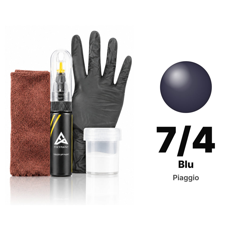 Touch-up paint for Piaggio 7/4 Blu, Complete kit
