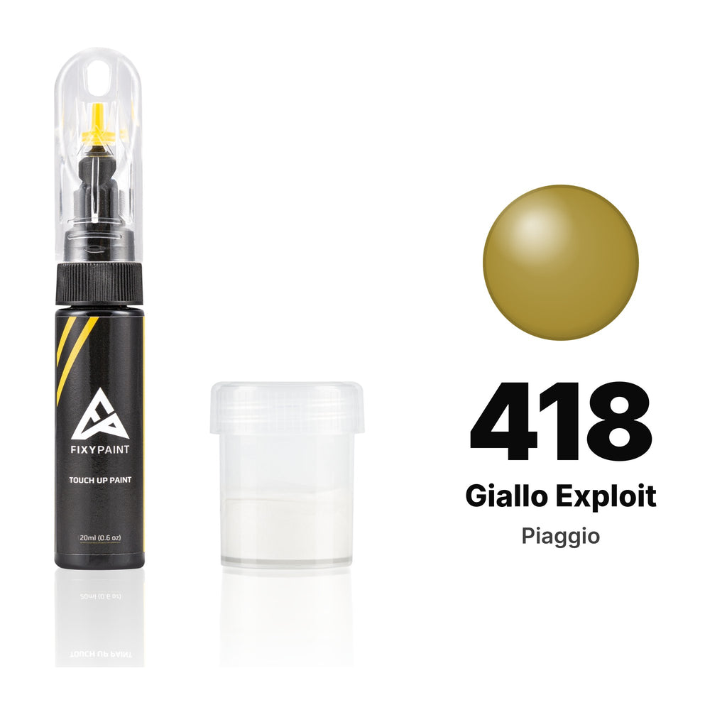 Touch-up paint for Piaggio 418 Giallo Exploit, Standard kit