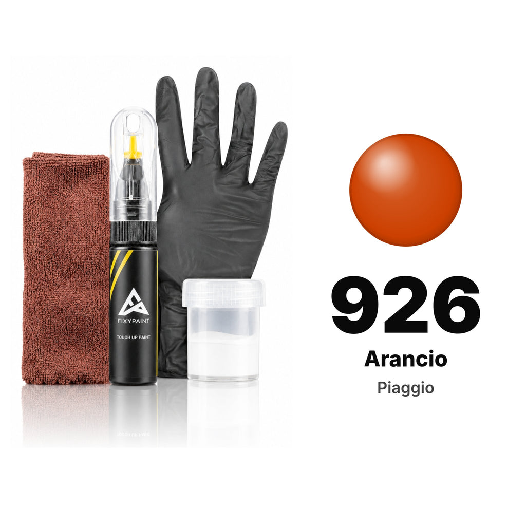 Vernice ritocco per Piaggio – 926 Arancio (tutti i modelli, dal 1995), kit Completo