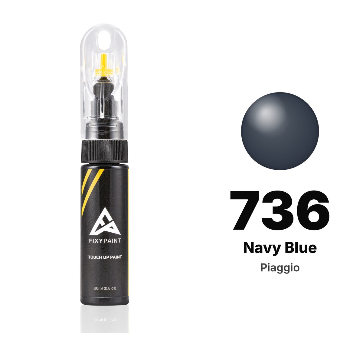 Piaggio 736 Navy Blue touch-up paint, Basic kit