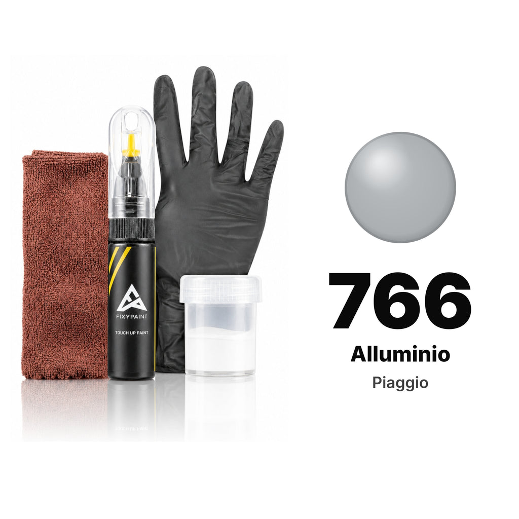 Touch-up paint for Piaggio 766 Alluminio, Complete kit