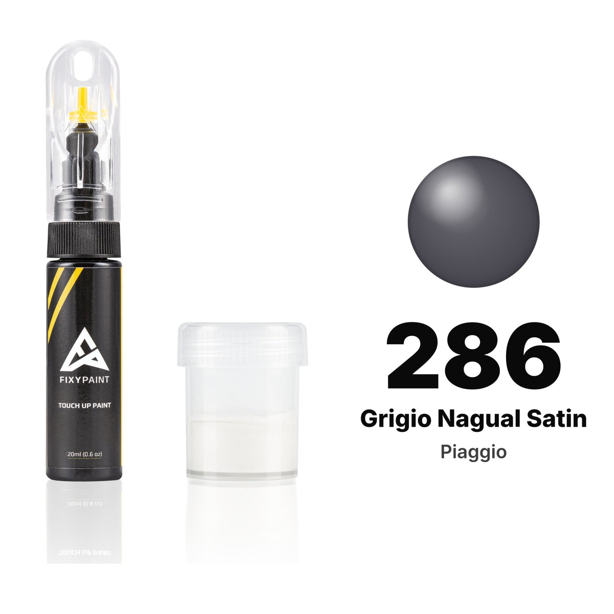 Touch-up paint for Piaggio 286 Grigio Nagual Satin, Standard kit